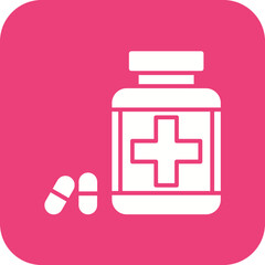Obraz premium Medical Supplies Line Icon