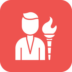 Fire Breather Line Icon