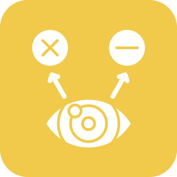 recommend clip art: Stereo Vision Line Icon