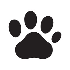 Abstract Vector Dog Paw Icon Design Template - obrazy, fototapety, plakaty