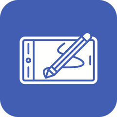 Graphic Tablet Line Icon