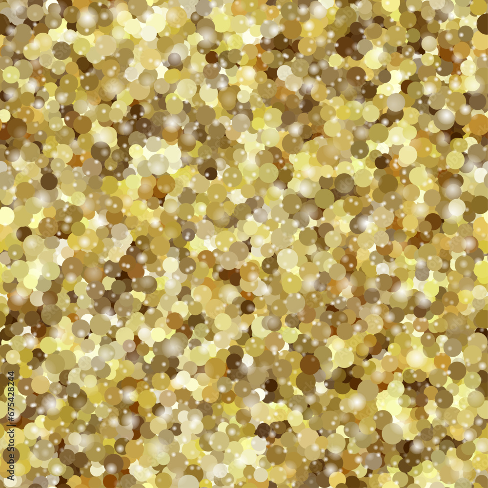 Aufkleber vector abstract seamless pattern.. circular ornament. gold glitter shiny texture.