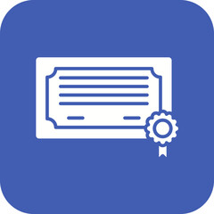 Certificates Line Icon