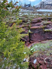 mountain waterfalls, hiking, trails, discover nature, beauty, red rock canyon