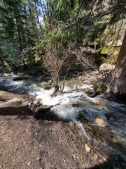 mountain waterfalls, hiking, trails, discover nature, beauty