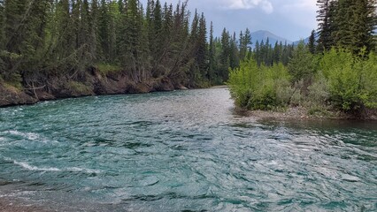 mountain rivers, hiking, trails, discover nature, beauty, Alberta