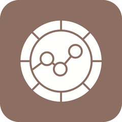 Blue Chip Stocks Line Icon