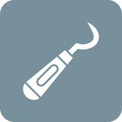 Dental Probe Line Color Icon