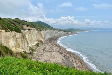 シラフラ（滝瀬海岸・乙部町）