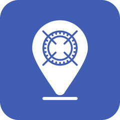 Tracking Link Line Icon