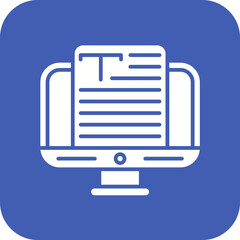 Fototapeta premium Copywriter Line Icon
