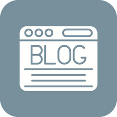 Blog Line Icon
