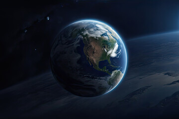 Real earth 3d render