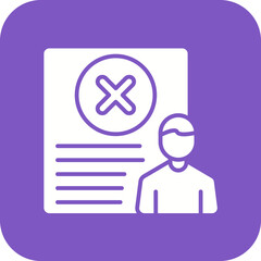 Getting Fired Line Icon