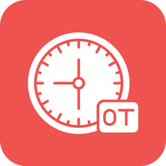 Overtime Line Icon