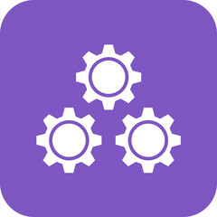 Business Settings Line Icon