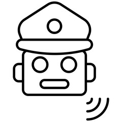 Roboter Polizist