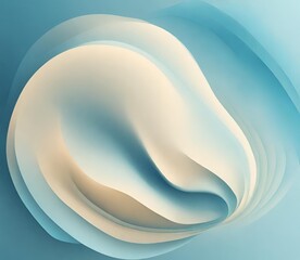 Obraz na płótnie Canvas abstract image with a gradient background transitioning from cream to light blue