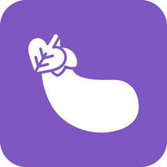 Eggplant Line Icon