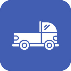 Pickup Truck Line Icon