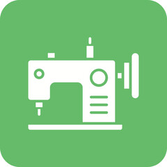 Sewing Machine Line Color Icon