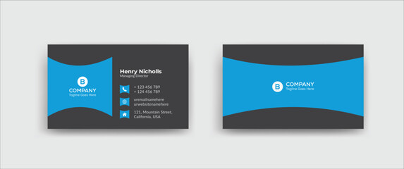 Creative Corporate Business Card Design Template
