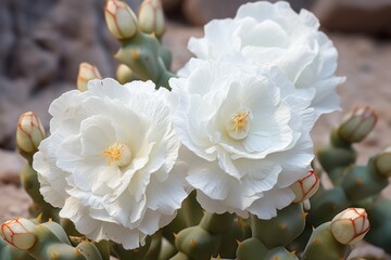 White rose closeup