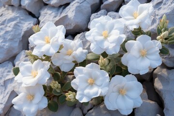 Fototapeta premium White rose closeup