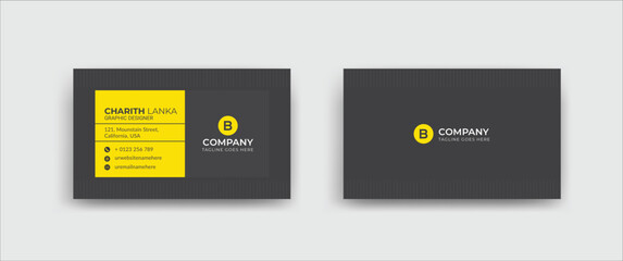 Creative Corporate Business Card Design Template
