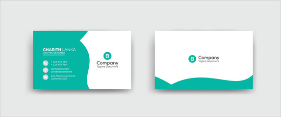Creative Corporate Business Card Design Template
