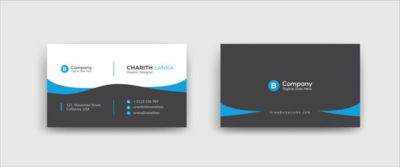 Creative Corporate Business Card Design Template
