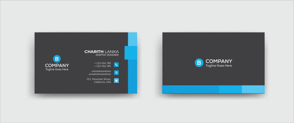 Creative Corporate Business Card Design Template
