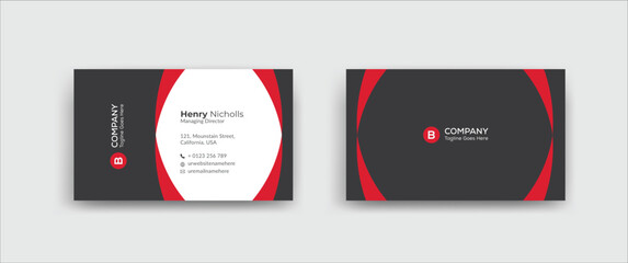Creative Corporate Business Card Design Template
