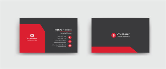 Creative Corporate Business Card Design Template 