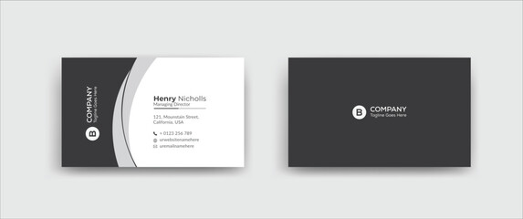 Creative Corporate Business Card Design Template
