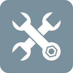 Wrench Line Color Icon