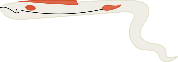 Sawtail fish kid illustration