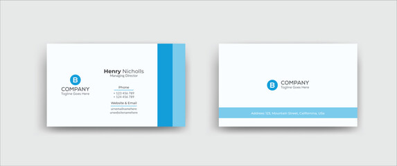 Creative Corporate Business Card Design Template
