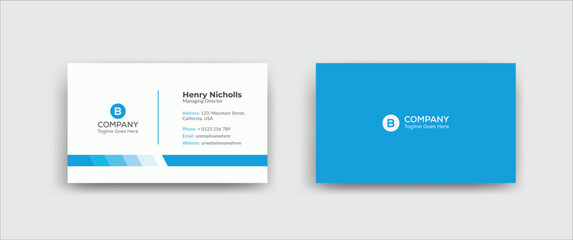 Creative Corporate Business Card Design Template
