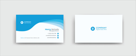 Creative Corporate Business Card Design Template
