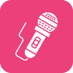 Karaoke Line Color Icon