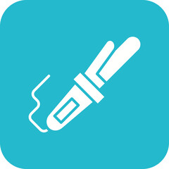 Curling Line Color Icon