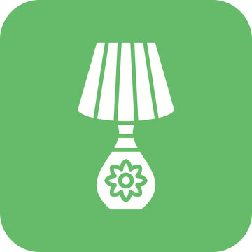 recommend clip art: Table Lamp Line Color Icon