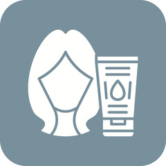 Hair Mask Line Color Icon