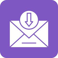 Inbox Line Color Icon