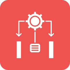 Process Line Color Icon