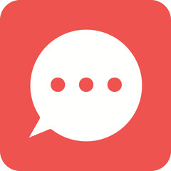 Chat Line Color Icon