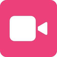 Video Line Color Icon
