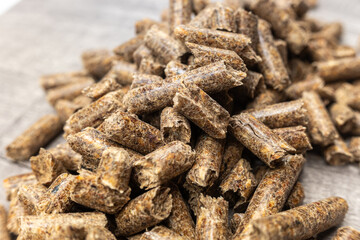 pressed wood pellets, fuel for cookers, efficient and environmentally friendly