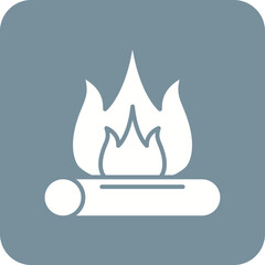 Bonfire Line Color Icon